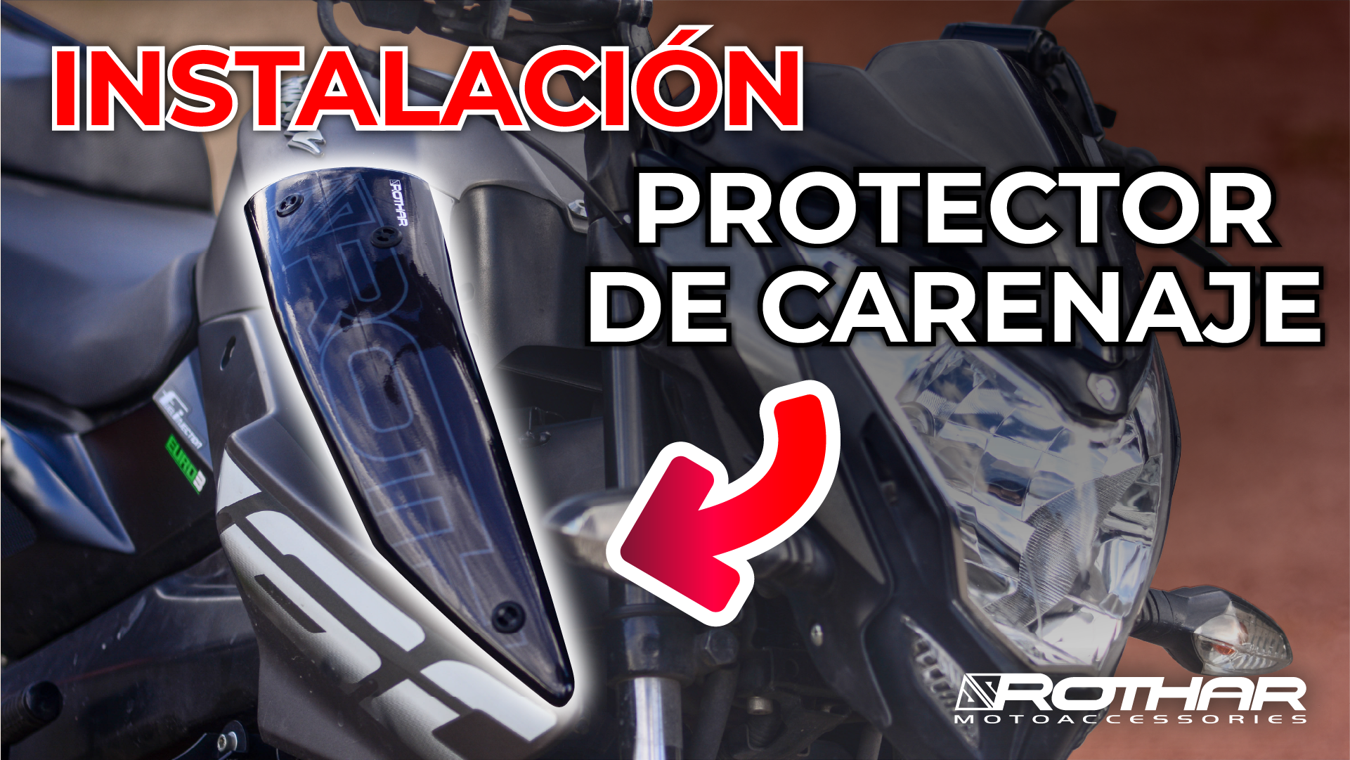 Protectores de carenaje para moto (PAR) – Rothar Moto