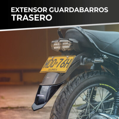 Extensor de guardabarros trasero